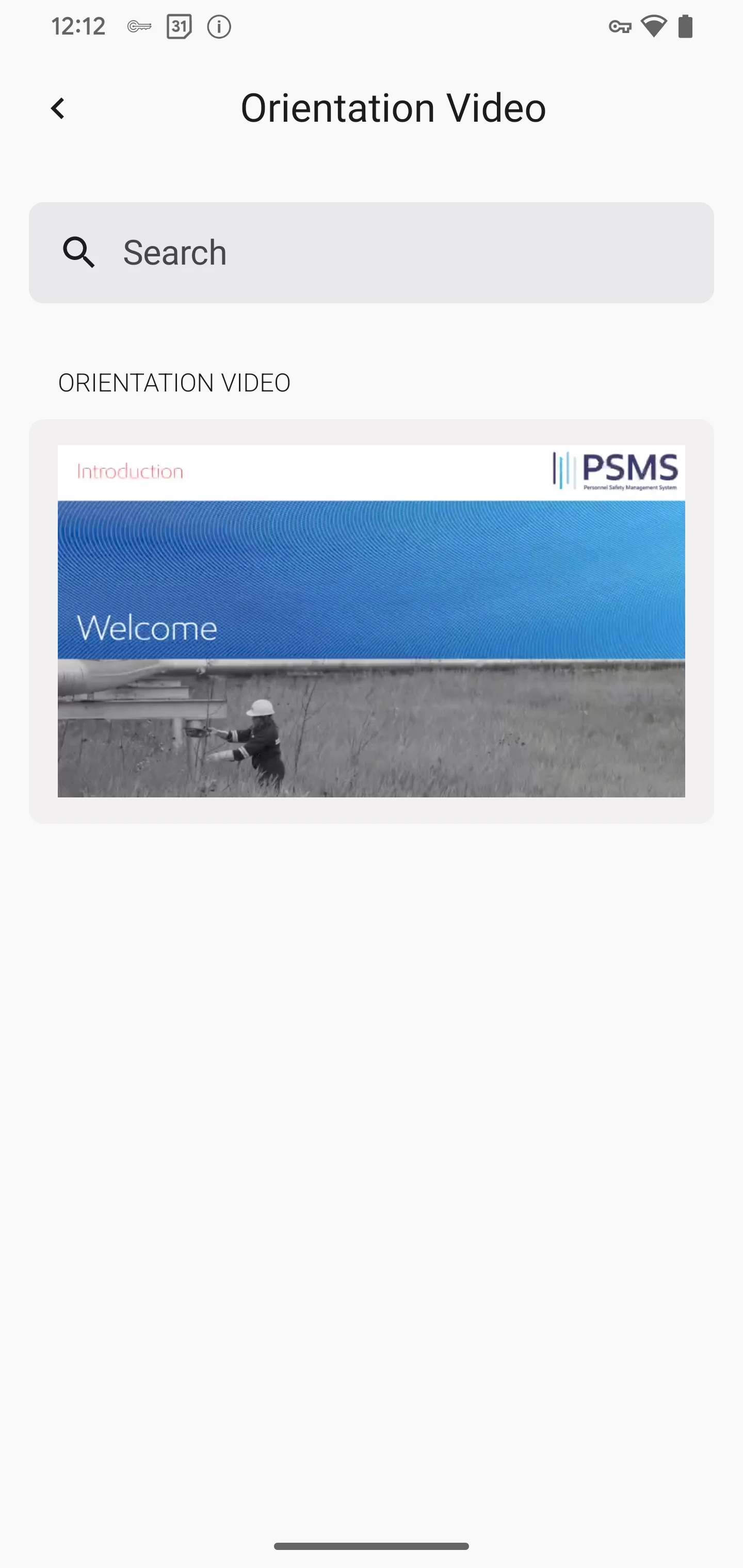 ExxonMobil PSMS screenshot